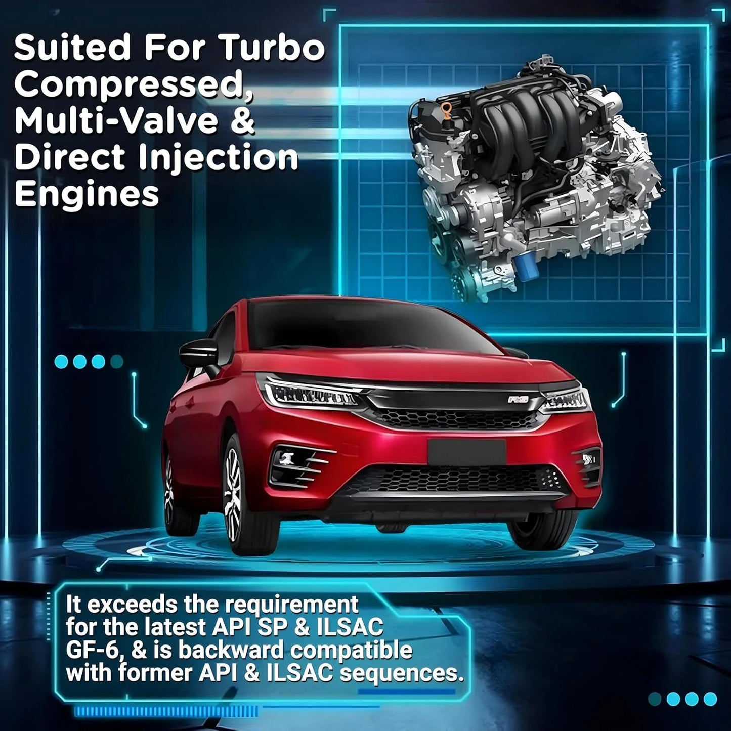 Quartz 7000 Future GF6 5W-30 | Synthetic Based Engine Oil for Cars (3L)