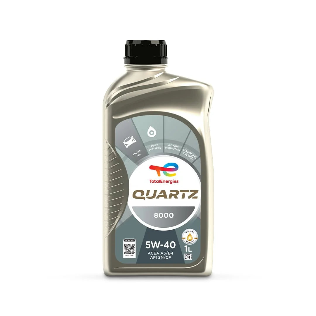 Quartz 8000 5W-40 Fully Synthetic Engine Oil for Cars (1L)