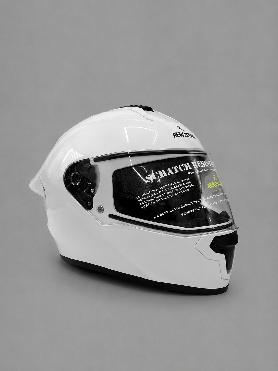 AXTER - White | Dual Visor Aerostar Helmet