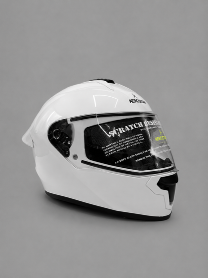 AXTER - White | Dual Visor Aerostar Helmet