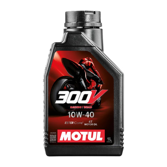Motul 300V 10W40 | Factory Line Ester Core Fully Synthetic | Engine Oil for Bikes (1L)