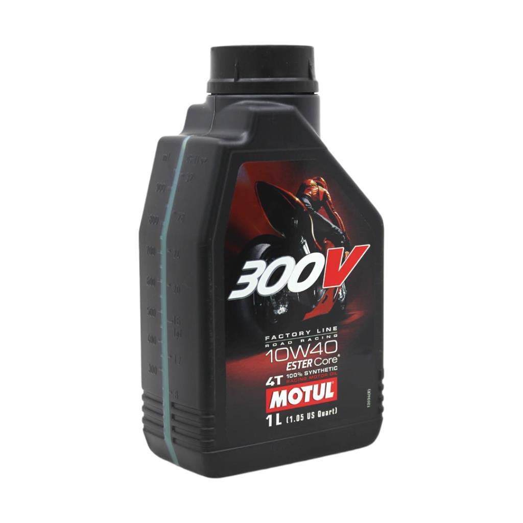 Motul 300V 10W40 | Factory Line Ester Core Fully Synthetic | Engine Oil for Bikes (1L)