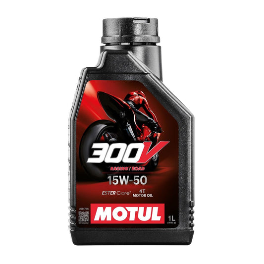 Motul 300V 15W50 | Factory Line Ester Core Fully Synthetic | Engine Oil for Bikes (1L)