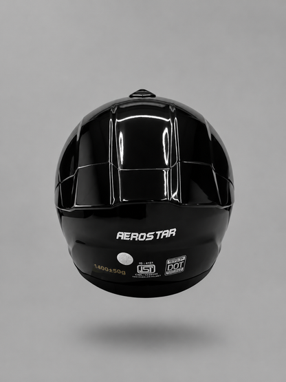 AXTER - Black | Dual Visor Aerostar Helmet