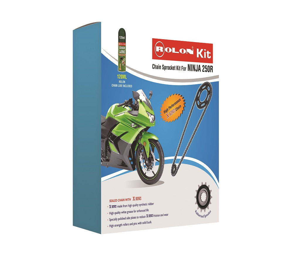 Chain kit for NINJA 250R KIT HPXR 184 - Main Image