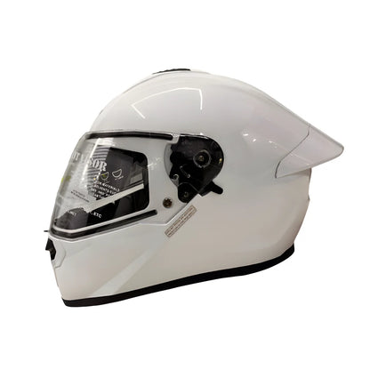 AXTER - White | Dual Visor Aerostar Helmet
