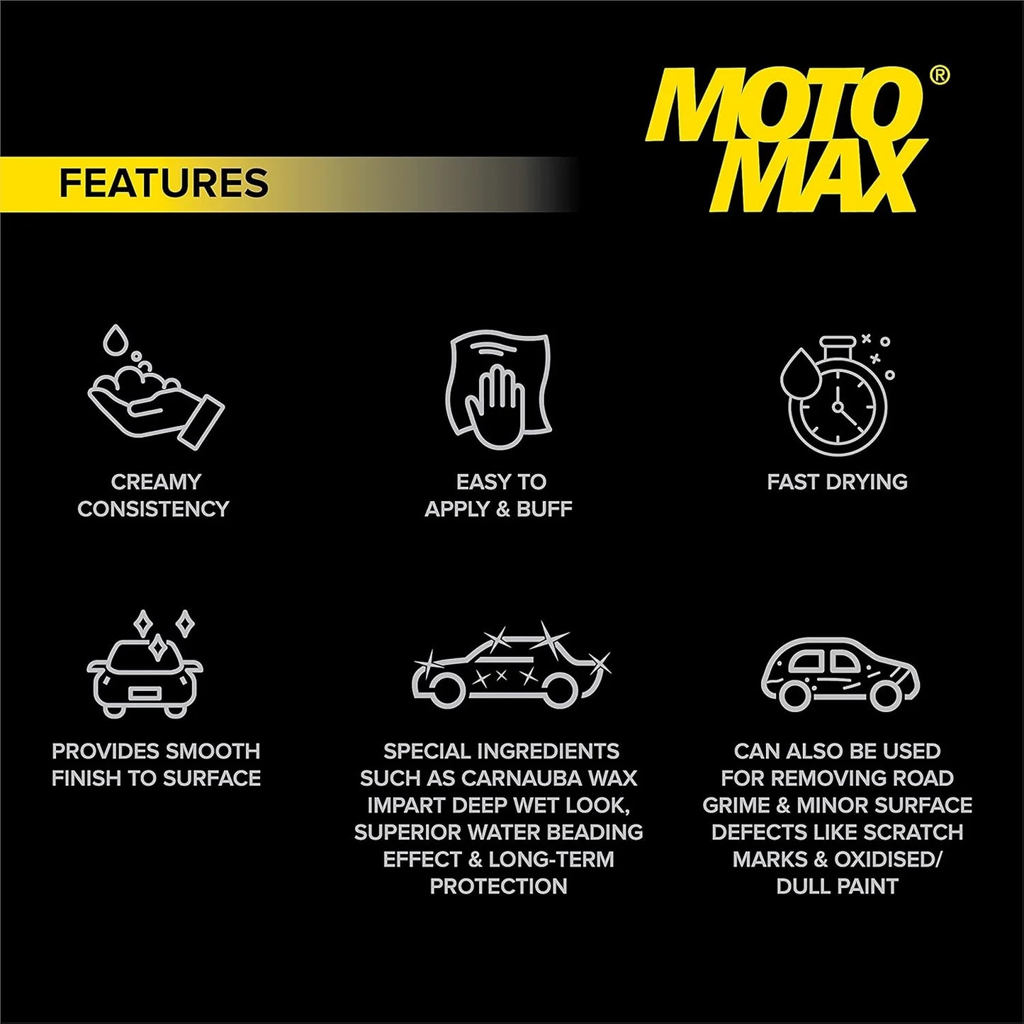 Motomax Cream Polish - 60gm | 230gm