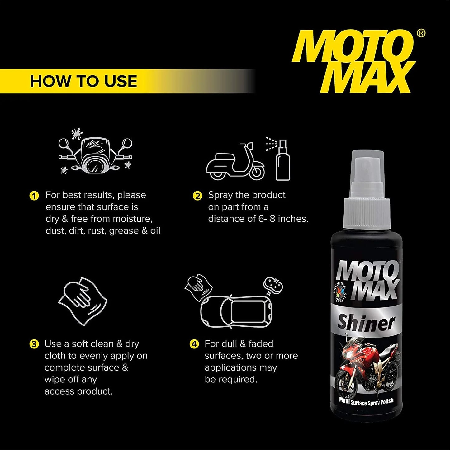 Motomax Shiner - 100ml