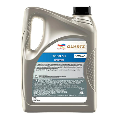 Quartz 7000 SN 10W-40 |  Semi-Synthetic Engine Oil for Cars