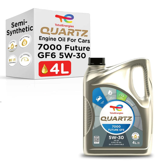 Quartz 7000 Future GF6 5W-30 | Synthetic Based Engine Oil for Cars (4L)