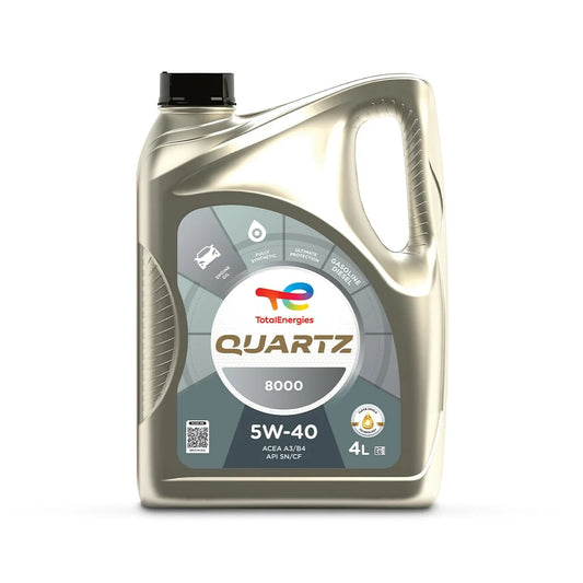 Quartz 8000 5W-40 Fully Synthetic Engine Oil for Cars (4L)