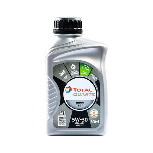 Quartz 8000 NFC 5W-30 Fully Synthetic Engine Oil for Cars (0.5L)